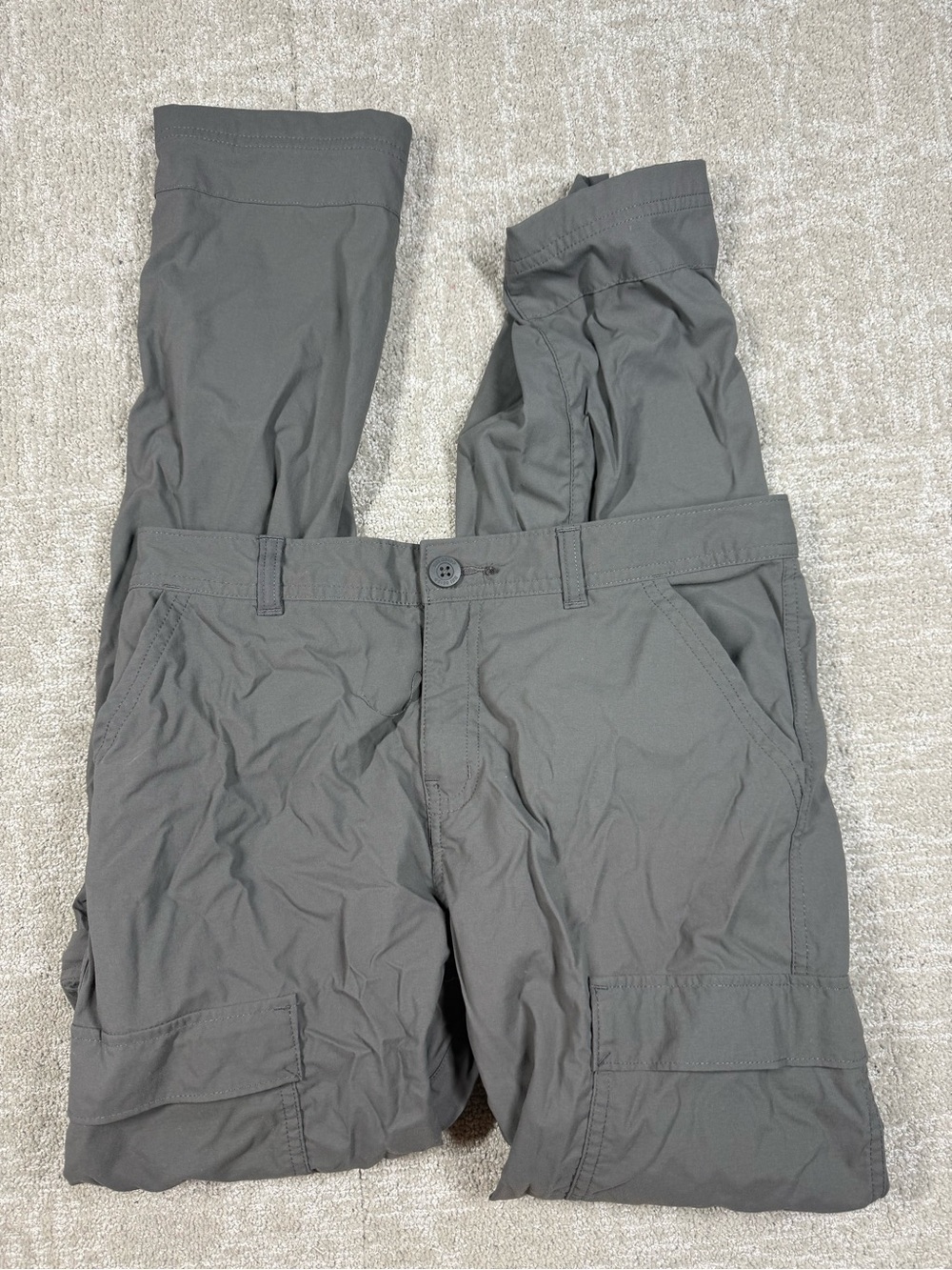 Rei Co-Op Kids Gray Straight Leg Hiking Outdoor Pant Youth XL